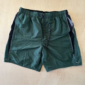 Nike Men's Y2K Green Swim Trunks